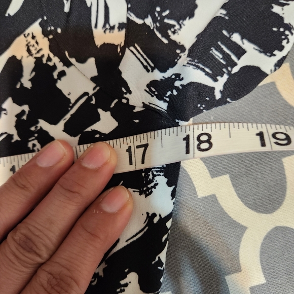 Calvin klein Black & White Bodycon fauxwrap Dress Size 6 careerwear care… - Picture 5 of 11